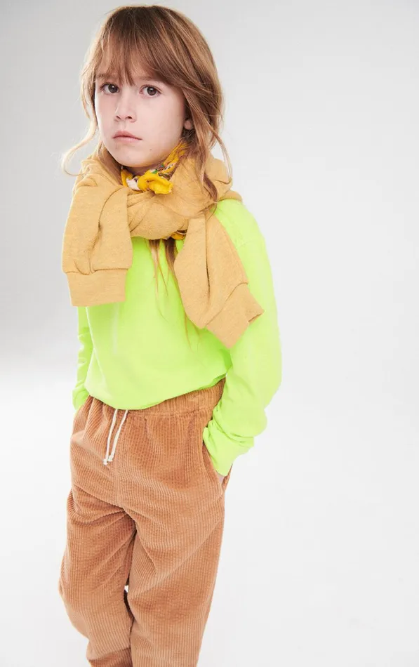 TShirt Gamipy Neon Yellow Kids American Vintage Long Sleeve TShirts TShirt Gamipy Neon Yellow Kids American Vintage Long Sleeve TShirts