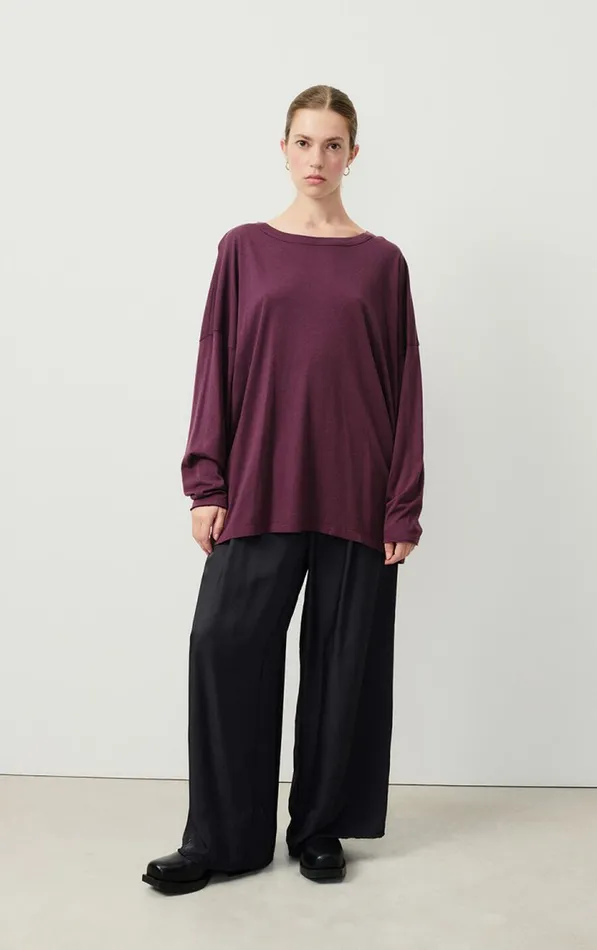 TShirt Rydlly Grape Women American Vintage Long Sleeve TShirts