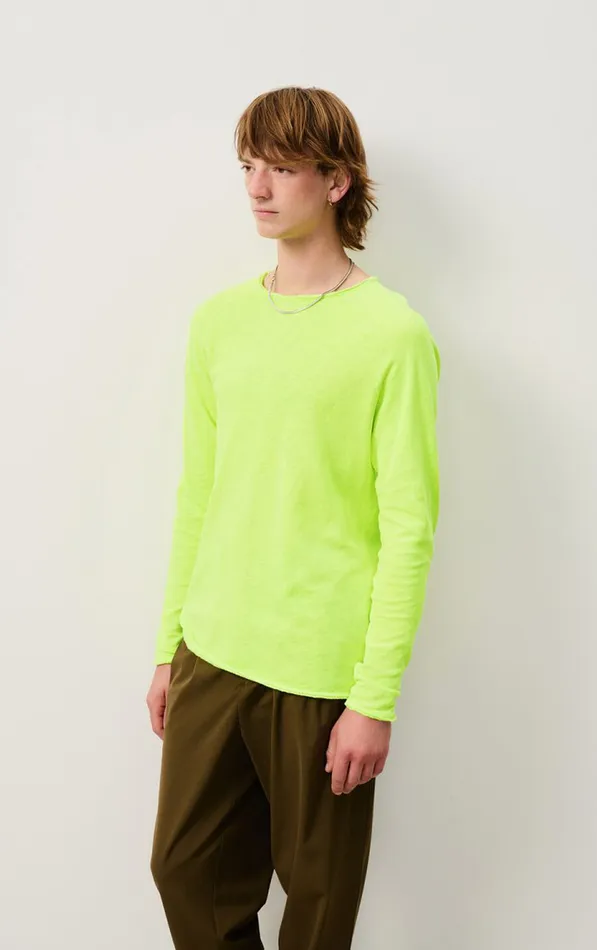 TShirt Sonoma Fluorescent Lemon Men American Vintage Long Sleeve TShirts