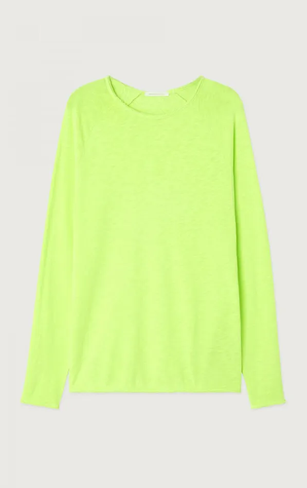 TShirt Sonoma Fluorescent Lemon Men American Vintage Long Sleeve TShirts TShirt Sonoma Fluorescent Lemon Men American Vintage Long Sleeve TShirts