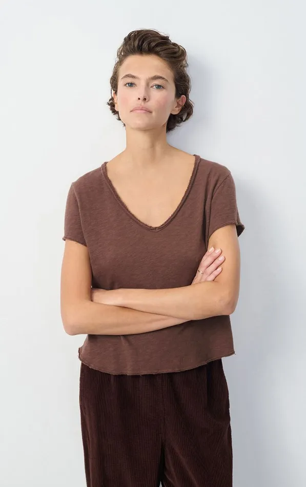 TShirt Sonoma Vintage Choco Women American Vintage Short Sleeve TShirts