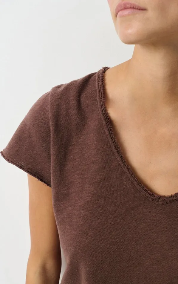 TShirt Sonoma Vintage Choco Women American Vintage Short Sleeve TShirts TShirt Sonoma Vintage Choco Women American Vintage Short Sleeve TShirts