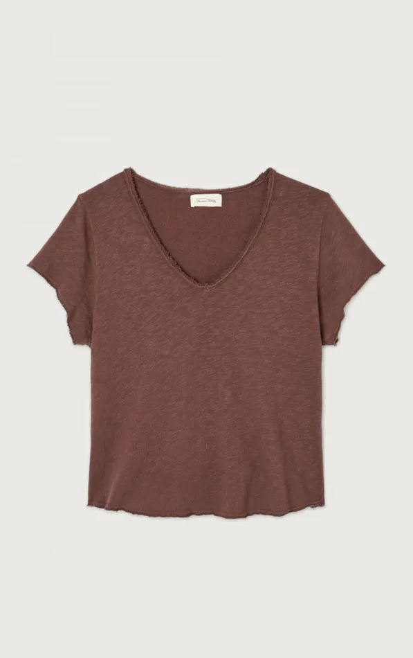 TShirt Sonoma Vintage Choco Women American Vintage Short Sleeve TShirts TShirt Sonoma Vintage Choco Women American Vintage Short Sleeve TShirts
