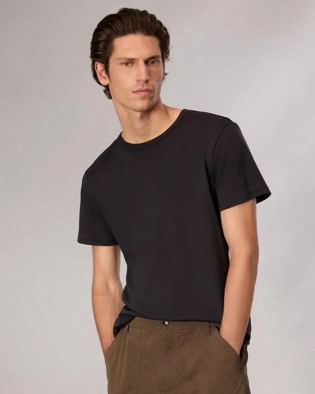 TShirts and Henleys Men Rag and Bone Pima Cotton TShirt Black