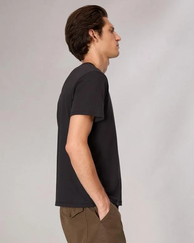 TShirts and Henleys Men Rag and Bone Pima Cotton TShirt Black