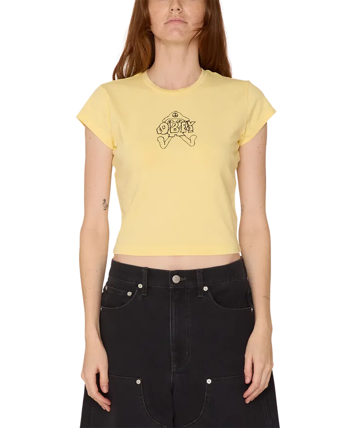 TSHIRTS OBEY Clothing Women OBEY GNOME HAYDEN TSHIRT Pale Banana
