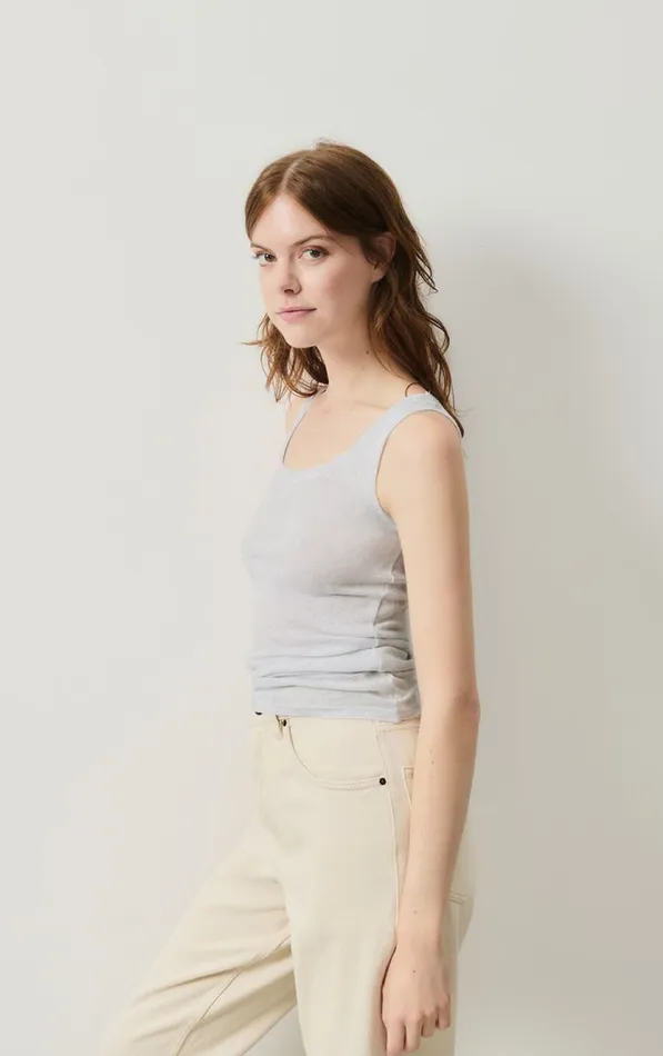 Tank Top Massachusetts Heather Grey Women American Vintage Tops and Tanktops Tank Top Massachusetts Heather Grey Women American Vintage Tops and Tanktops