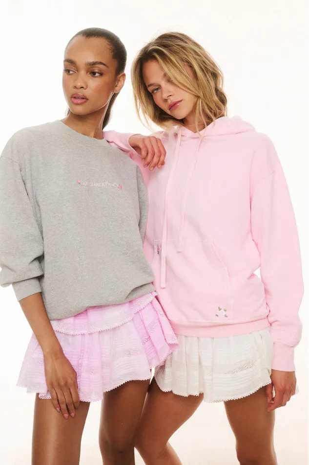 Tees and Fleece Women LoveShackFancy Palo Pullover Granite