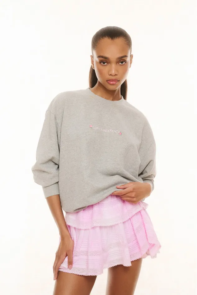 Tees and Fleece Women LoveShackFancy Palo Pullover Granite