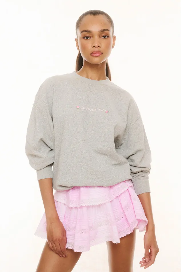 Tees and Fleece Women LoveShackFancy Palo Pullover Granite
