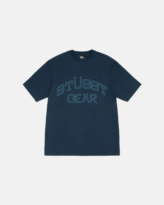 Tees MenWomen Stussy STSSY GEAR TEE Navy