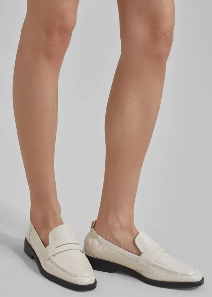 The Frankie Shop 31 Phillip Lim Alexa Soft Penny Loafers 8211 Chalk 8211 Women