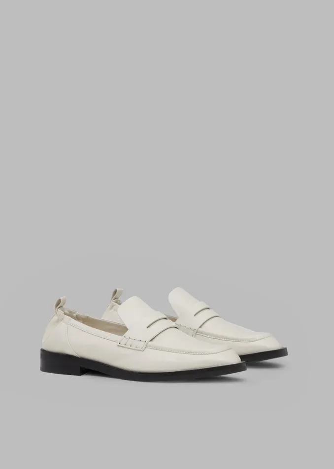 The Frankie Shop 31 Phillip Lim Alexa Soft Penny Loafers 8211 Chalk 8211 Women