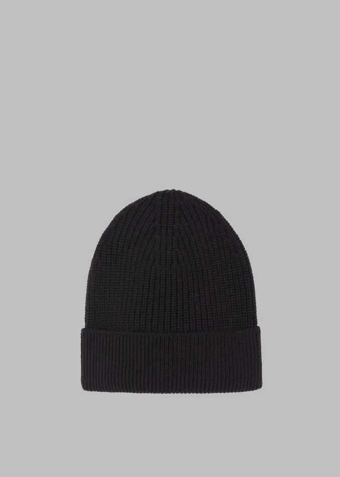 The Frankie Shop Amo Wool Beanie 8211 Dark Plum 8211 Men