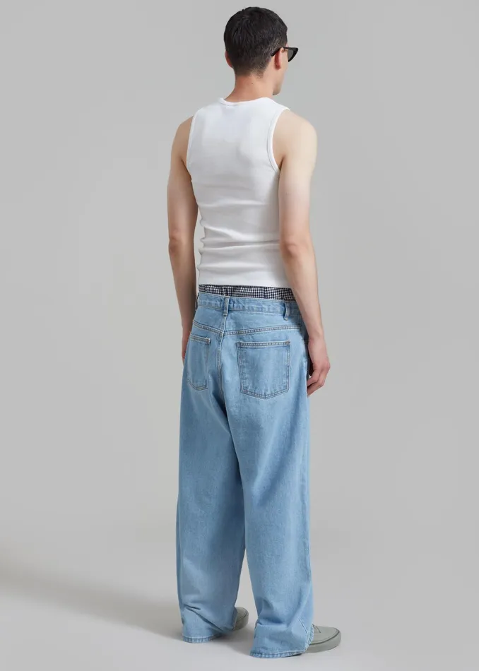 The Frankie Shop Bottoms Connor Jeans 8211 Worn Wash 8211 Men