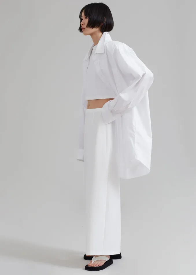 The Frankie Shop Bottoms Demi Pencil Skirt 8211 White 8211 Women