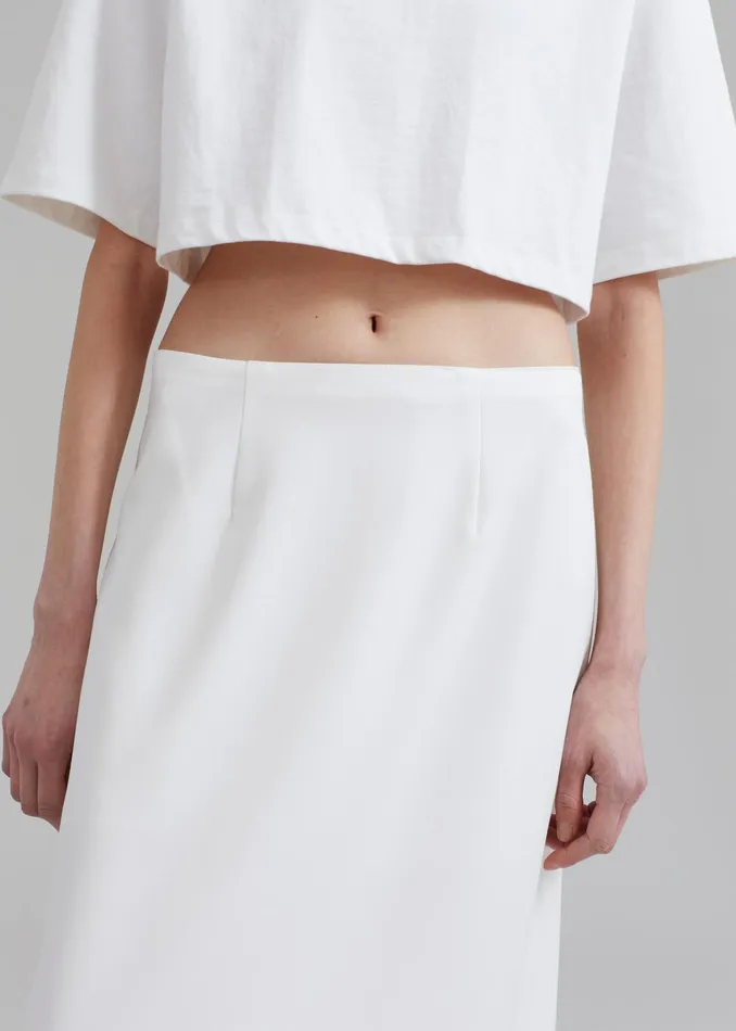 The Frankie Shop Bottoms Demi Pencil Skirt 8211 White 8211 Women