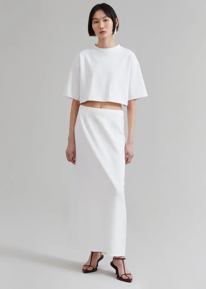 The Frankie Shop Bottoms Demi Pencil Skirt 8211 White 8211 Women