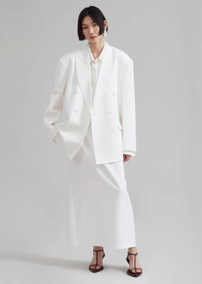 The Frankie Shop Bottoms Demi Pencil Skirt 8211 White 8211 Women