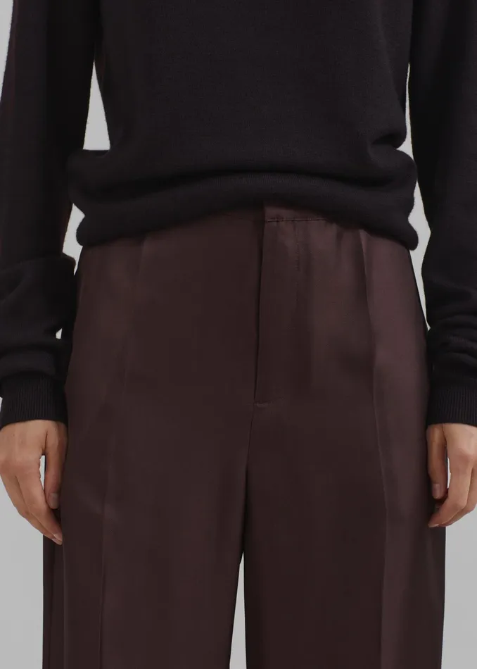The Frankie Shop Bottoms Loulou Studio Fafila Pants 8211 Choco 8211 Women