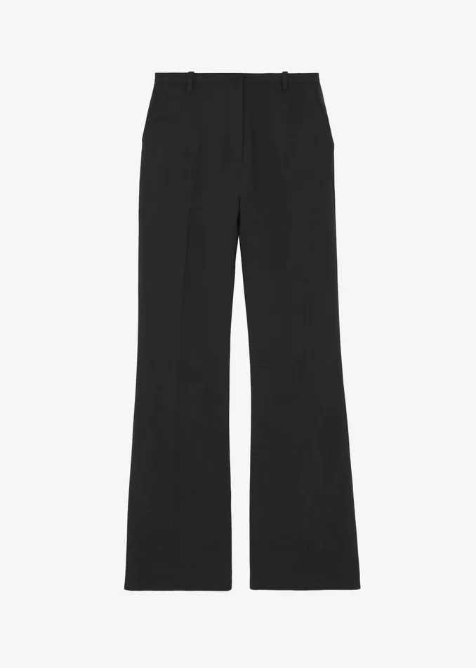 The Frankie Shop Bottoms Lyra Flared Pants 8211 Black 8211 Women