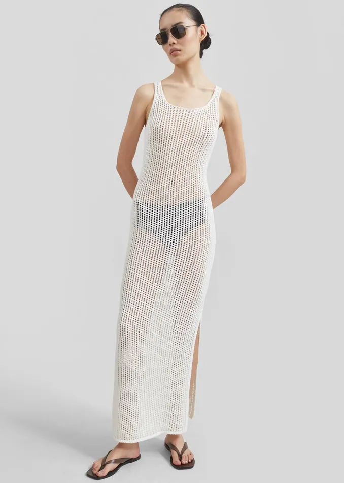 The Frankie Shop Dresses Adrienna Crochet Maxi Dress 8211 White 8211 Women