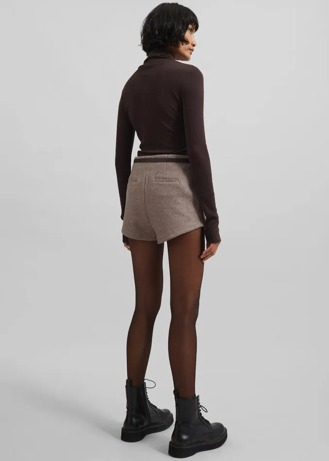 The Frankie Shop Knitwear Samse Samse Sasonnet Turtleneck 8211 Chocolate Torte 8211 Women
