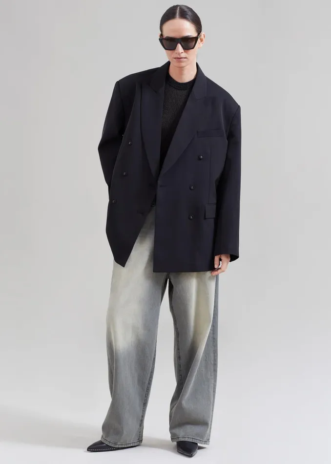 The Frankie Shop Outerwear Demi Blazer 8211 Black 8211 Women