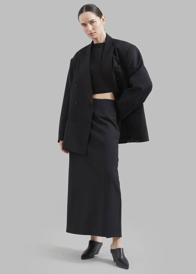 The Frankie Shop Outerwear Demi Blazer 8211 Black 8211 Women