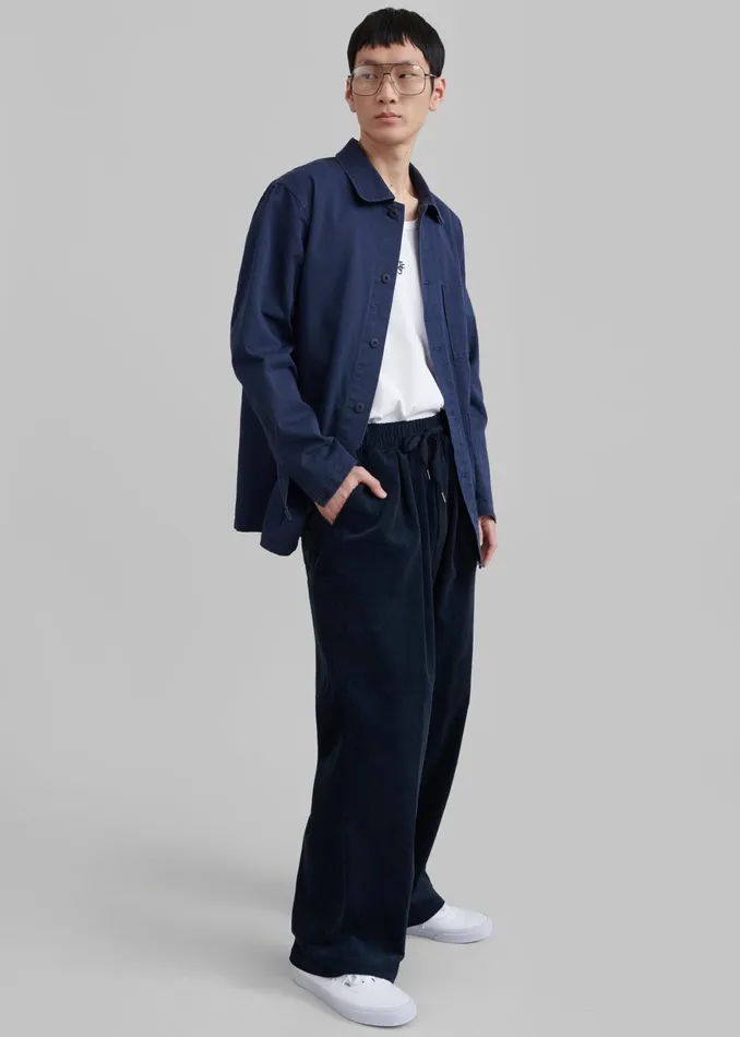 The Frankie Shop Outerwear Julien Utility Jacket 8211 Navy 8211 Men