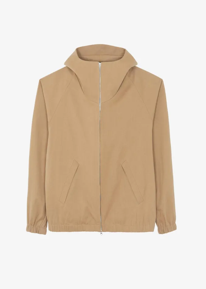 The Frankie Shop Outerwear Lauri Hooded Jacket 8211 Beige 8211 Men