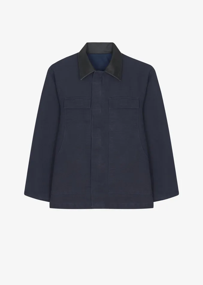 The Frankie Shop Outerwear Pelso Barn Jacket 8211 Navy 8211 Women