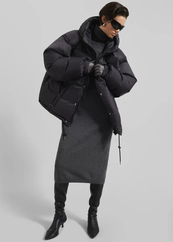 The Frankie Shop Outerwear Timra Puffer Jacket 8211 Black 8211 Women