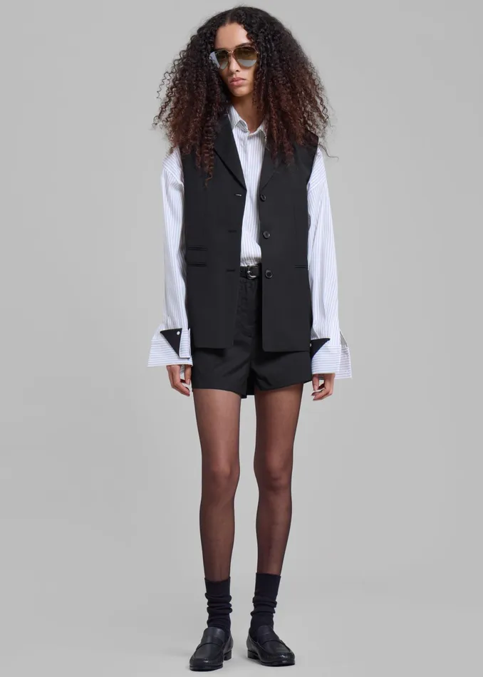 The Frankie Shop Outerwear Xandra Vest 8211 Black 8211 Women