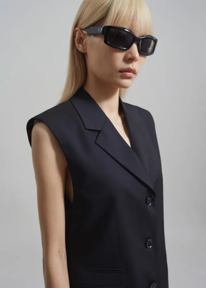 The Frankie Shop Outerwear Xandra Vest 8211 Black 8211 Women