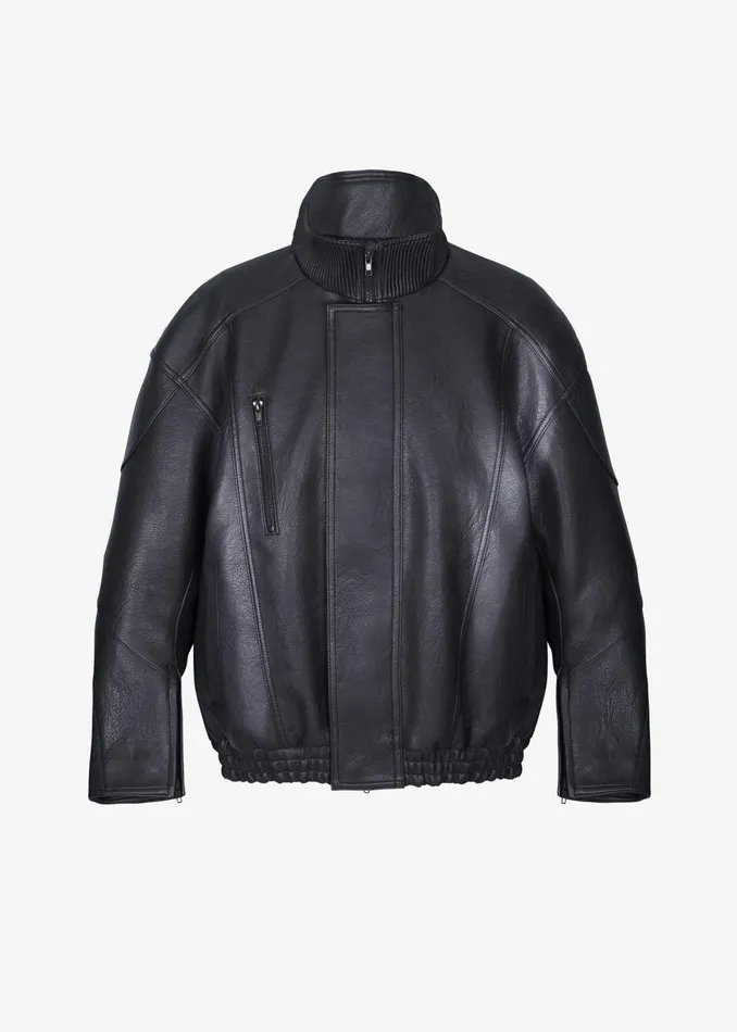 The Frankie Shop Outerwear Zion Quilted Bomber Jacket 8211 Black 8211 Women