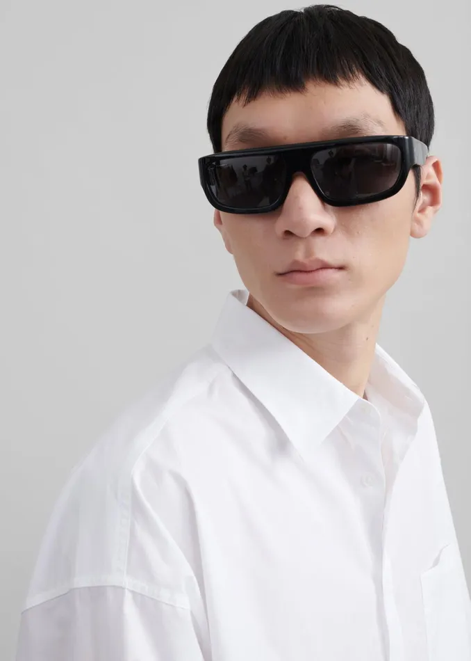 The Frankie Shop Tops Matthias Oversized Shirt 8211 White 8211 Men