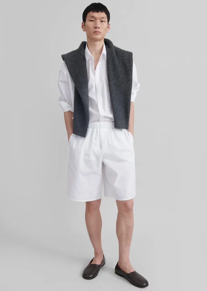 The Frankie Shop Tops Matthias Oversized Shirt 8211 White 8211 Men