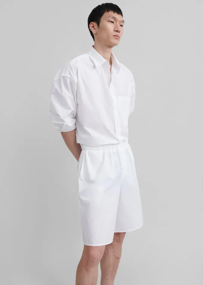 The Frankie Shop Tops Matthias Oversized Shirt 8211 White 8211 Men