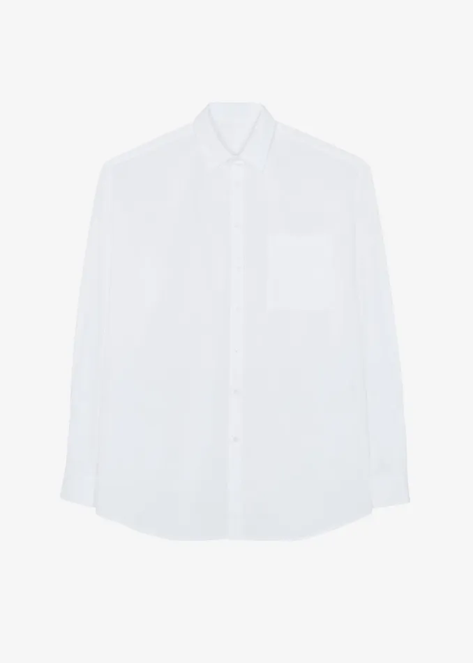 The Frankie Shop Tops Matthias Oversized Shirt 8211 White 8211 Men