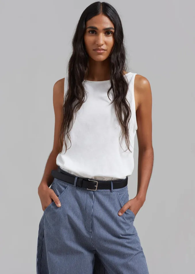 The Frankie Shop Tops Penelope Tank Top 8211 White 8211 Women