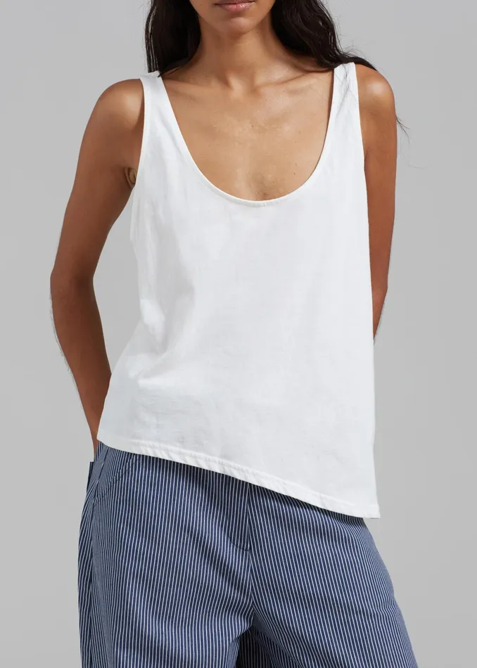 The Frankie Shop Tops Penelope Tank Top 8211 White 8211 Women
