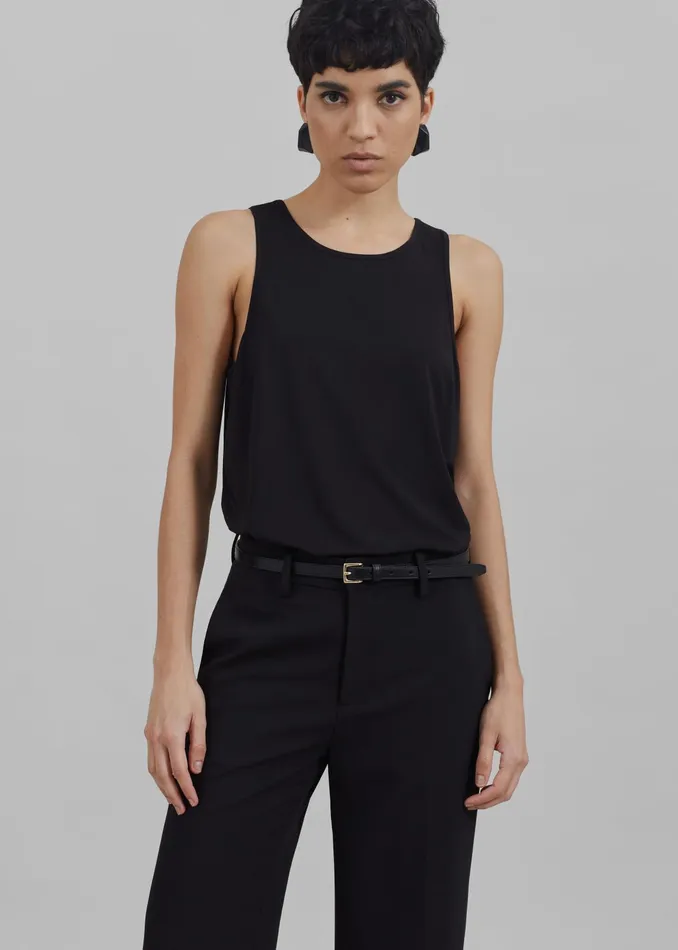 The Frankie Shop Tops Solene Tank Top 8211 Black 8211 Women
