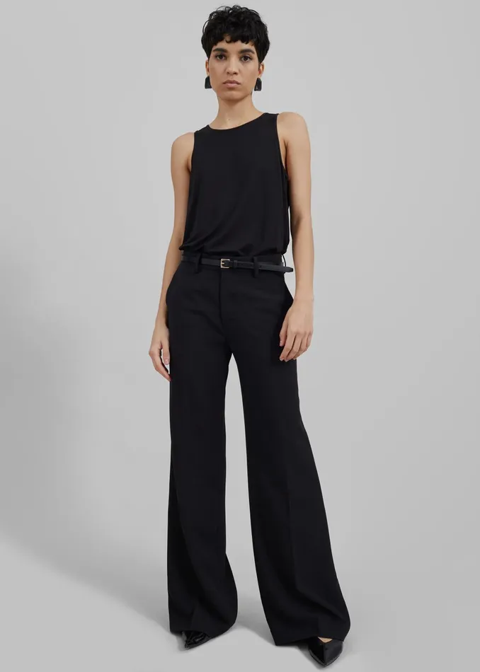 The Frankie Shop Tops Solene Tank Top 8211 Black 8211 Women