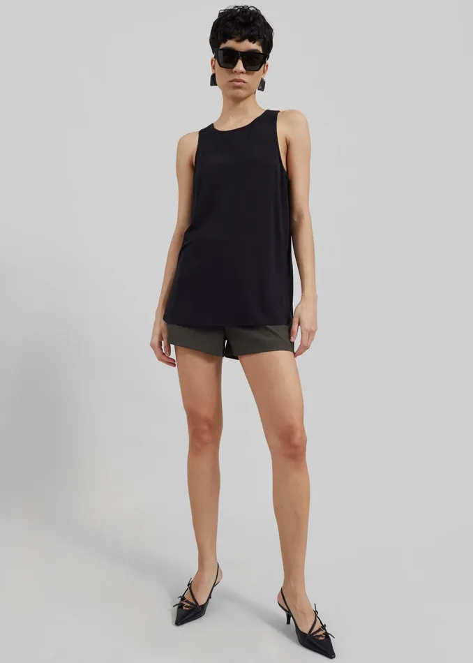 The Frankie Shop Tops Solene Tank Top 8211 Black 8211 Women