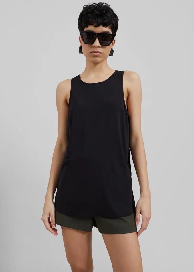 The Frankie Shop Tops Solene Tank Top 8211 Black 8211 Women