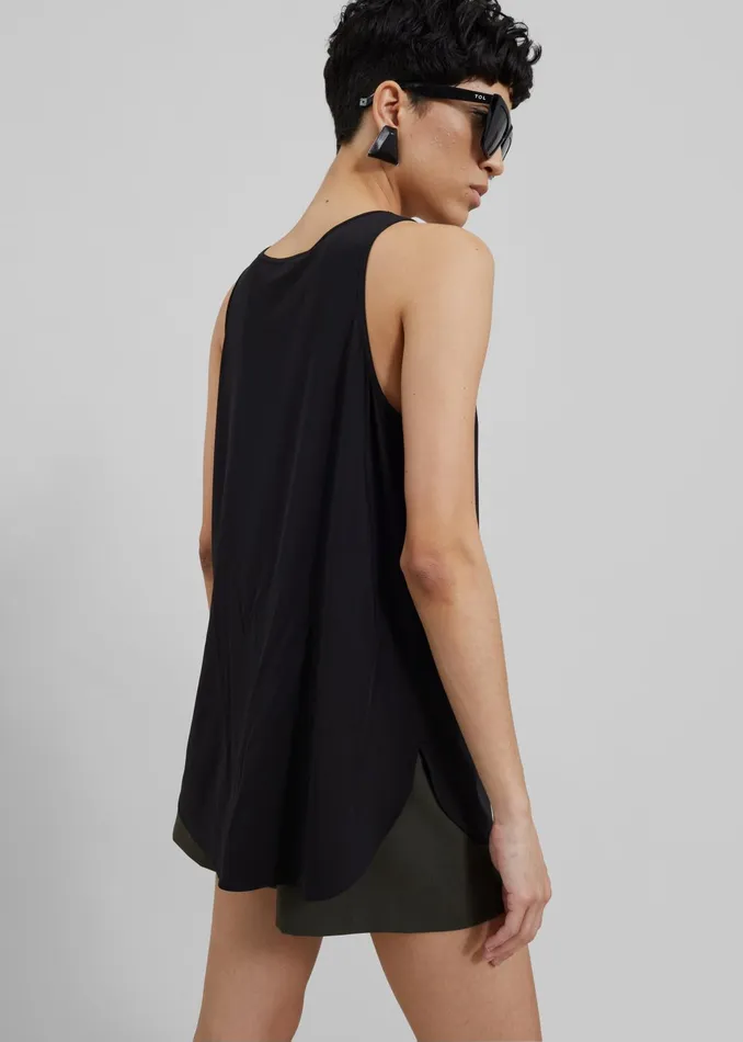 The Frankie Shop Tops Solene Tank Top 8211 Black 8211 Women
