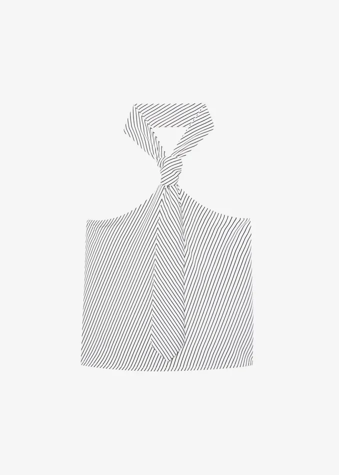 The Frankie Shop Tops Sophie Tie Halter Top 8211 WhiteNavy Stripe 8211 Women