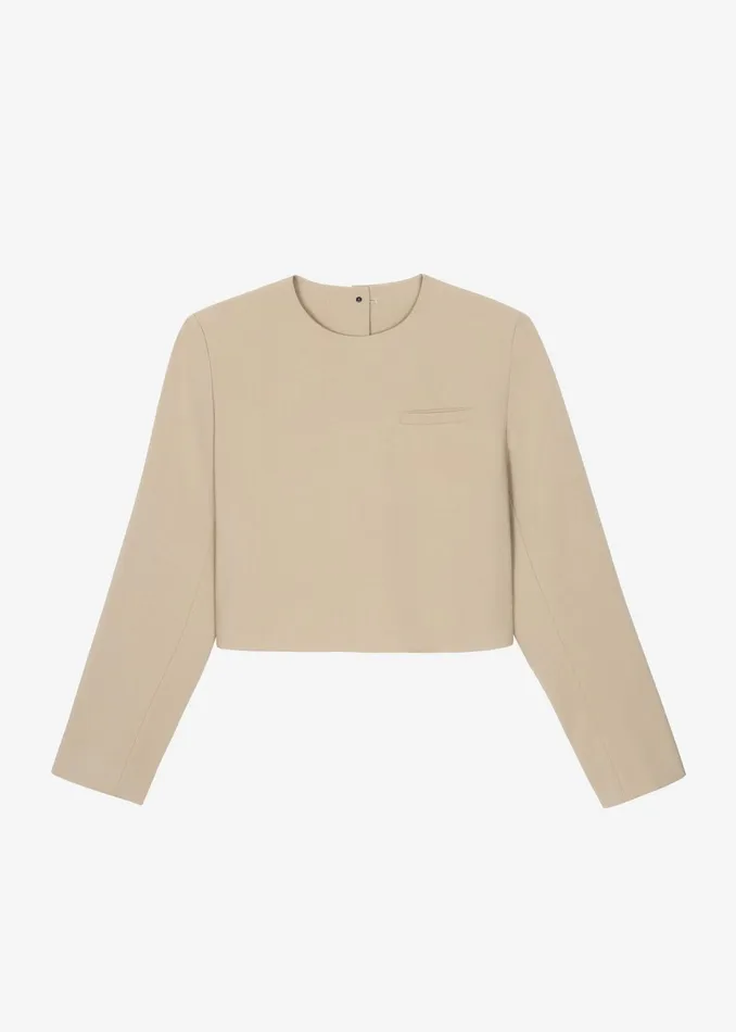 The Frankie Shop Tops Tamsin Top 8211 Beige 8211 Women