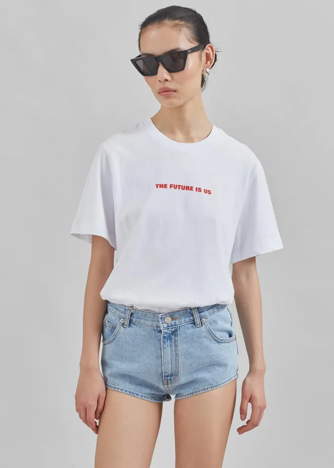 The Frankie Shop Tops Tfs X Housing Works TShirt 8211 White 8211 Women